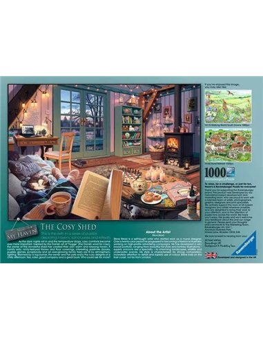 Puzzle Le cabanon cosy 1000p - ravensburger