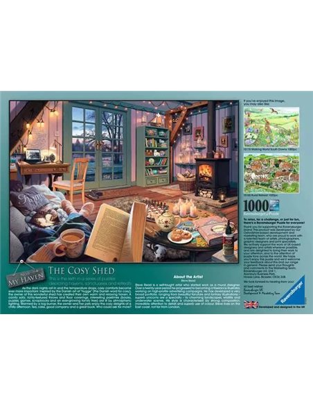Puzzle Le cabanon cosy 1000p - ravensburger