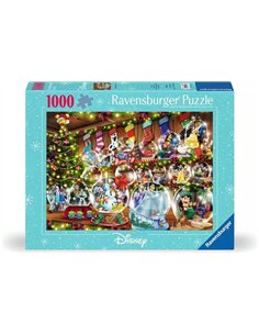 Puzzle Boules à neige Disney 1000p - ravensburger