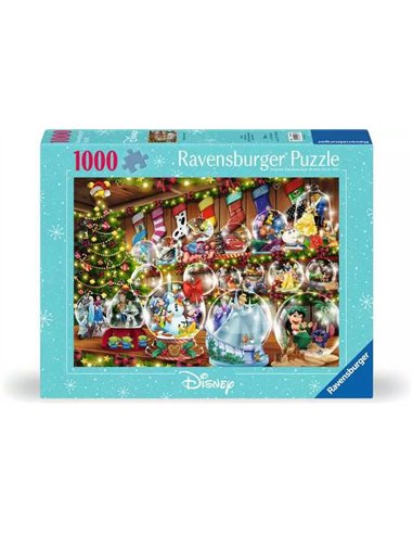 Puzzle Boules à neige Disney 1000p - ravensburger