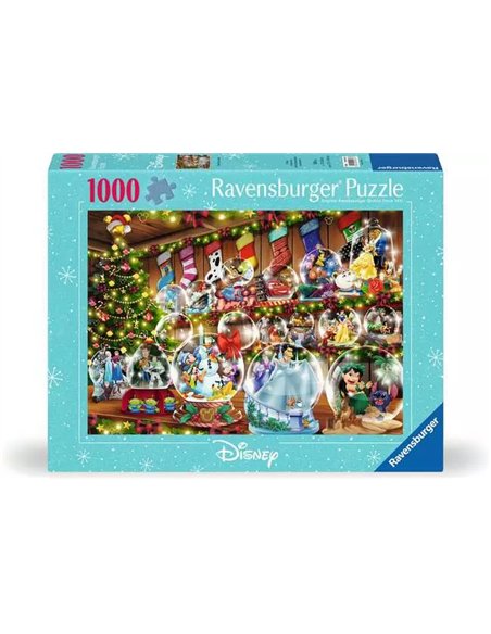 Puzzle Boules à neige Disney 1000p - ravensburger