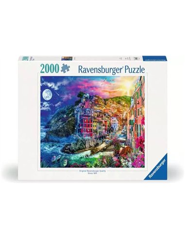 Puzzle 2000 pièces - Cinque Terre colorées - ravensburger