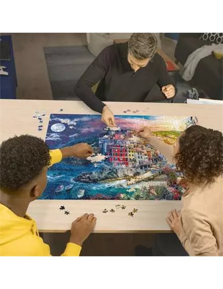 Puzzle 2000 pièces - Cinque Terre colorées - ravensburger