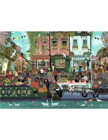 Puzzle 1000 pièces - Le long du fleuve - ravensburger
