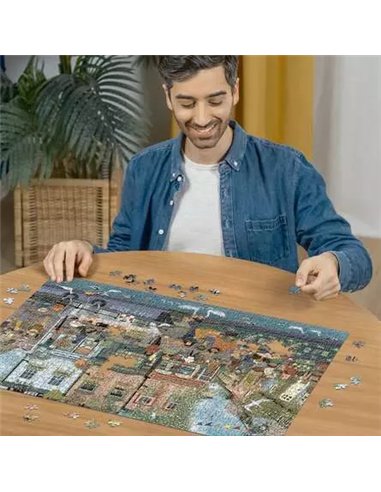 Puzzle 1000 pièces - Le long du fleuve - ravensburger