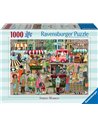 Puzzle 1000 pièces - Marché de rue - ravensburger