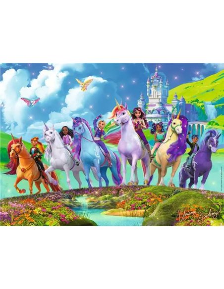 Puzzle Ecole licornes 200p XXL- ravensburger