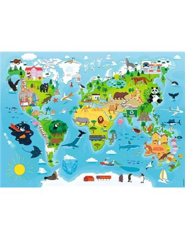 Puzzle Kididoc - Sauvons la planète - nathan