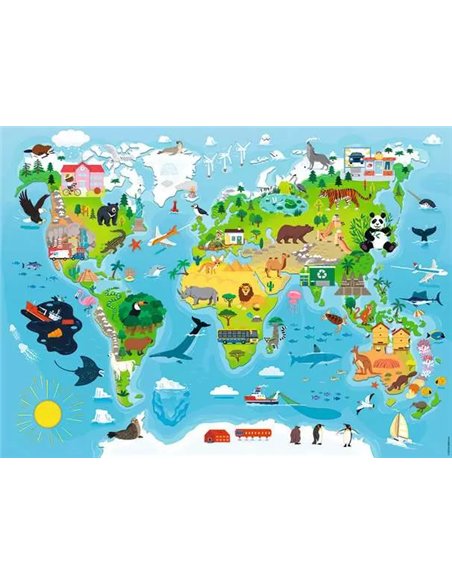 Puzzle Kididoc - Sauvons la planète - nathan