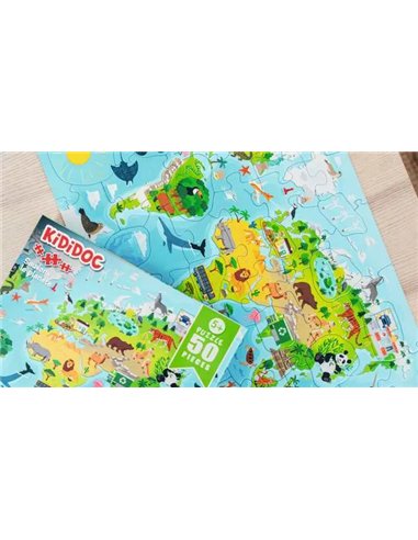 Puzzle Kididoc - Sauvons la planète - nathan