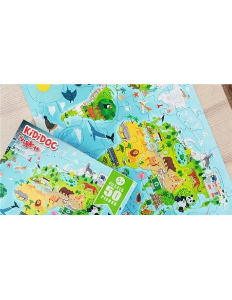 Puzzle Kididoc - Sauvons la planète - nathan