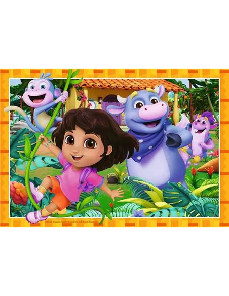 Puzzles Dora 2x12p - ravensburger