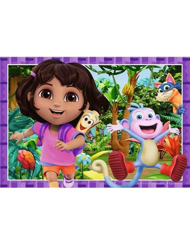 Puzzles Dora 2x12p - ravensburger