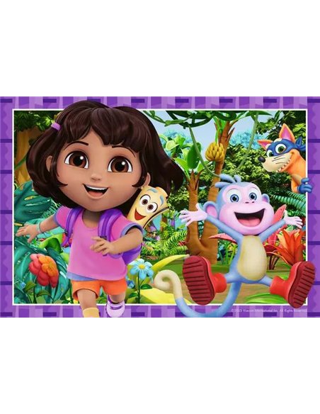 Puzzles Dora 2x12p - ravensburger