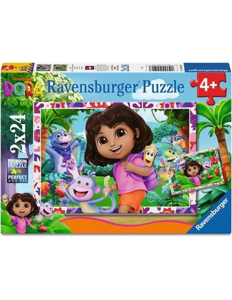 Puzzles Dora 2x24p - ravensburger
