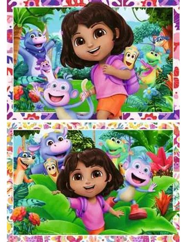 Puzzles Dora 2x24p - ravensburger