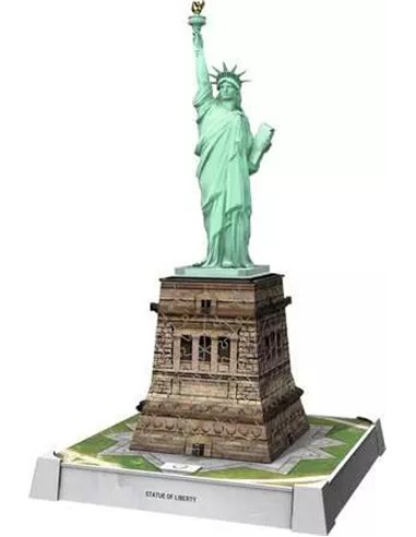 Puzzle 3D Statue de la Liberté illuminée - 108 pièces - ravensburger