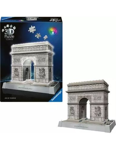 Puzzle 3D Arc de Triomphe illuminé - 216 pièces - ravensburger