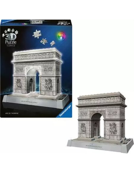 Puzzle 3D Arc de Triomphe illuminé - 216 pièces - ravensburger