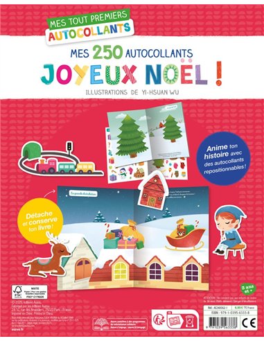 MES TOUT PREMIERS AUTOCOLLANTS - MES 250 AUTOCOLLANTS - JOYEUX NOËL