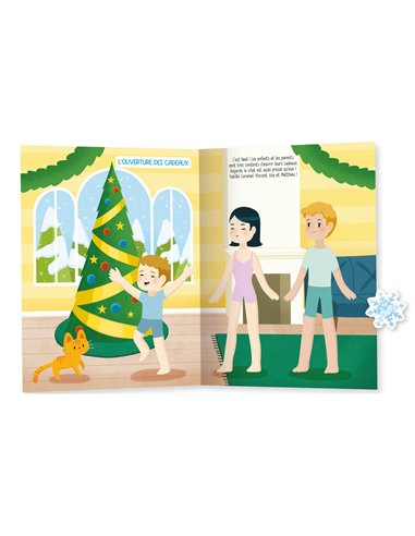 MES 500 AUTOCOLLANTS CRÉATIFS - NOËL ENCHANTÉ - auzou