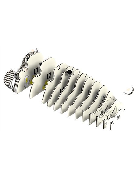 Eugy 3D Modèle: ANIMAL SAUVAGE OURS POLAIRE