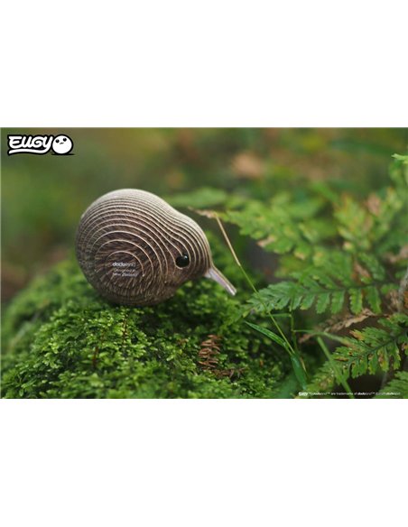 Eugy 3D Modèle: OISEAU KIWI BRUN
