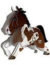 Eugy 3D Modèle: ANIMAL DE FERME CHEVAL