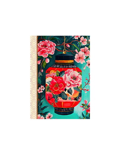 CARNET MOTS DE PASSE - japon lanterne - Gwenaelle Trolez