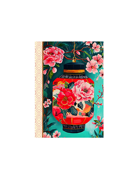 CARNET MOTS DE PASSE - japon lanterne - Gwenaelle Trolez