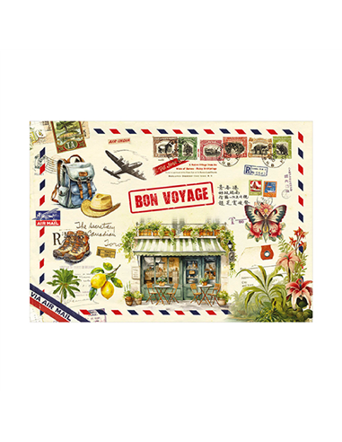 CAHIER ILLUSTRE - Bon voyage - Gwenaelle Trolez