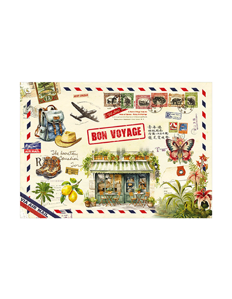 CAHIER ILLUSTRE - Bon voyage - Gwenaelle Trolez