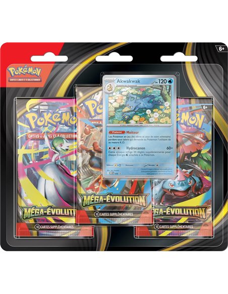 Pokémon ME01 : pack 3 boosters méga évolution