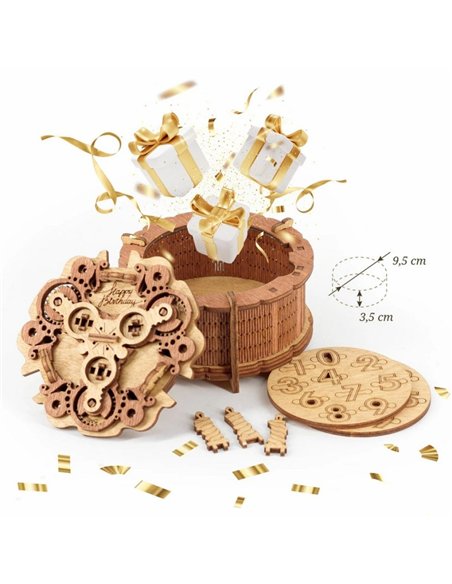 Cluegift casse tête gâteau d'anniversaire