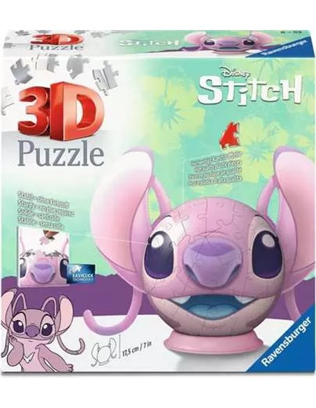 Puzzle 3D Ball Angel Disney 72p - ravensburger