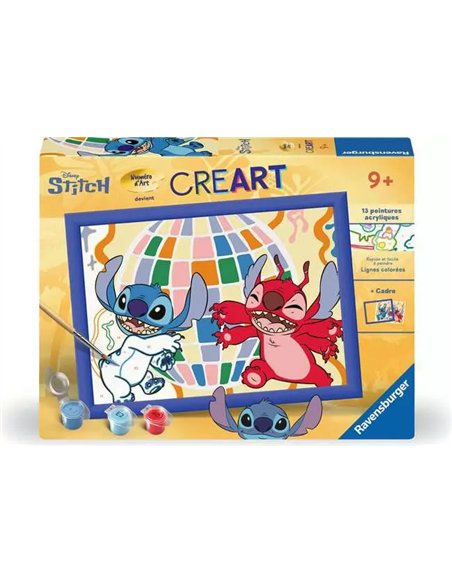 Ravensburger CreArt Kids - 18x24cm - Stitch & Leroy