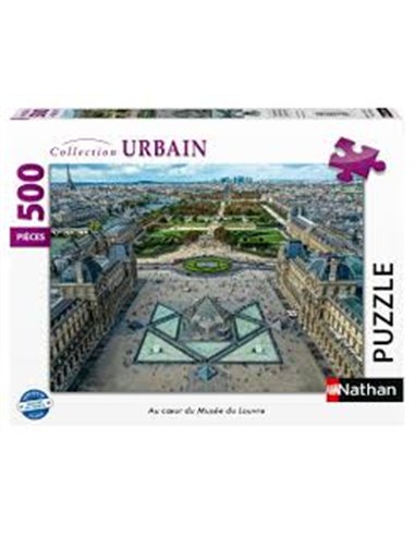 Puzzle Au cœur du Louvre 500p - nathan