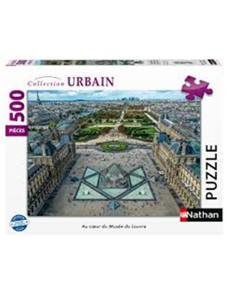 Puzzle Au cœur du Louvre 500p - nathan
