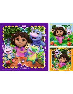 Puzzle Dora 3x49p - ravensburger 2