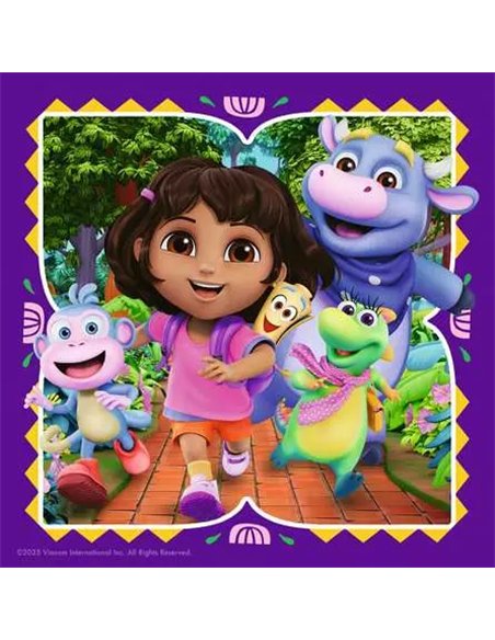 Puzzle Dora 3x49p - ravensburger