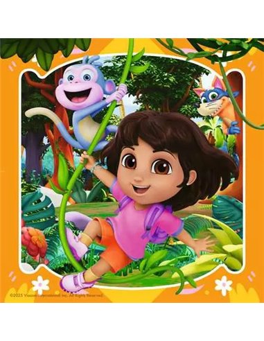 Puzzle Dora 3x49p - ravensburger