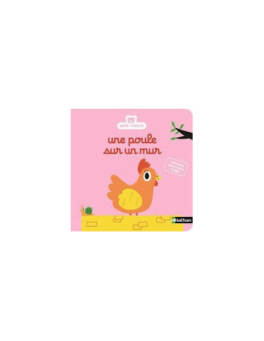 Une poule sur un mur