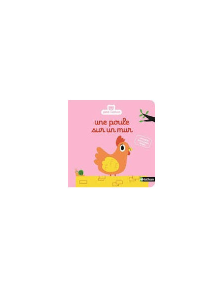 Une poule sur un mur