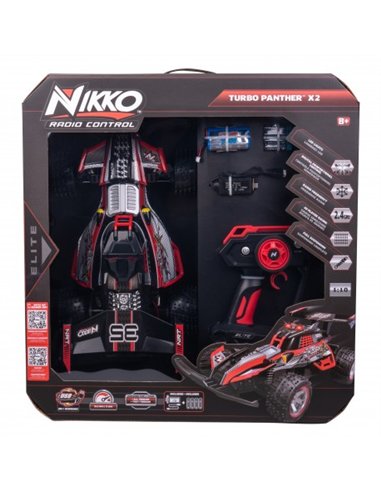 Voiture radiocommandée - Elite - Turbo panther X2 rouge 1:10