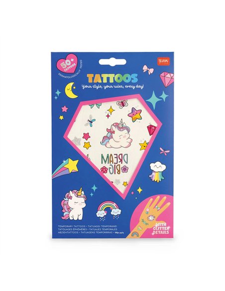 Tatouages Éphémères - Tattoos licornes - legami