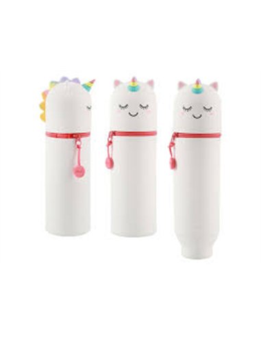 Trousse en silicone - licorne - ITOTAL