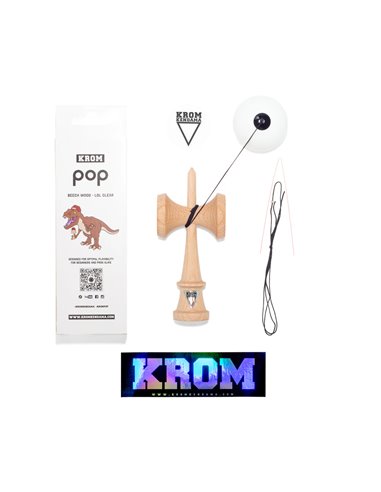 KROM KENDAMA - POP LOL WHITE