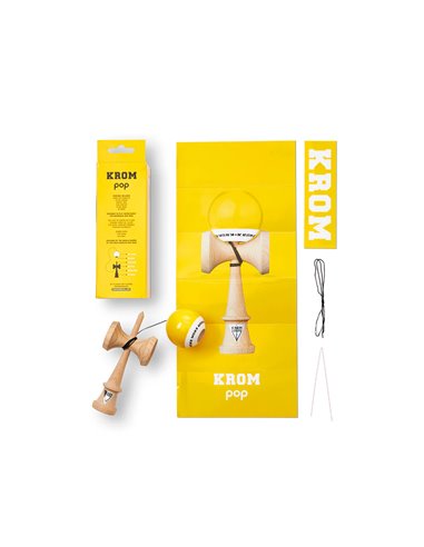 KROM KENDAMA - POP LOL YELLOW