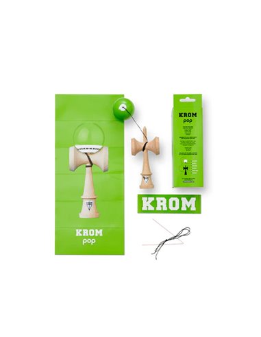 KROM KENDAMA - POP LOL LIME GREEN