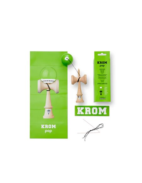 KROM KENDAMA - POP LOL LIME GREEN